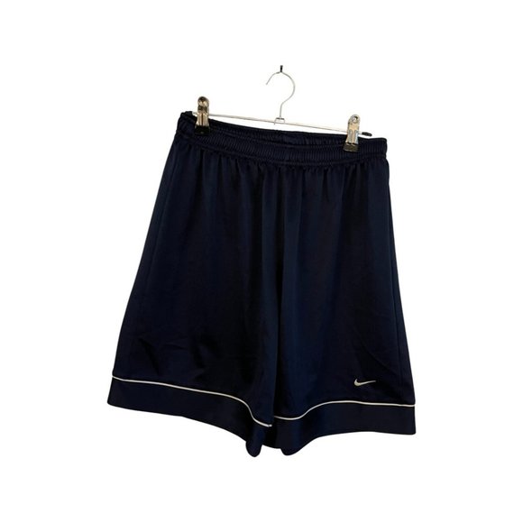 Navy Nike Satin Basketball Shorts - Picture 1 of 2